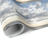 Papier Cadeau Papier d'emballage Beaux Nuages (Coin rond)