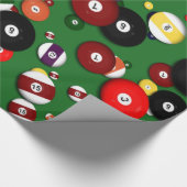 Papier Cadeau Papier d'emballage - Billiards (Coin)
