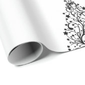 Papier Cadeau Papier d'emballage blanc de style minimal pour (Coin rond)