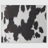 Papier Cadeau papier d'emballage blanc noir (Plat)