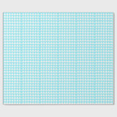 Papier Cadeau Papier d'emballage Blue Hearts (Plat)