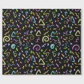 Papier Cadeau Papier d'emballage brillant néon (Plat)