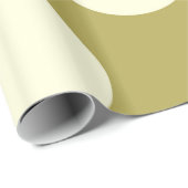 Papier Cadeau Papier d'emballage brillant Points Cercles Crème v (Coin rond)