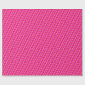 Papier Cadeau Papier d'emballage brillant rose chaud (Plat)