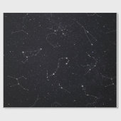 Papier Cadeau Papier d'emballage cadeau de constellations (Plat)