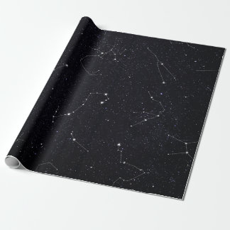Papier Cadeau Papier d'emballage cadeau de constellations