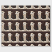 Papier Cadeau Papier d'emballage cadeau de lama (Plat)