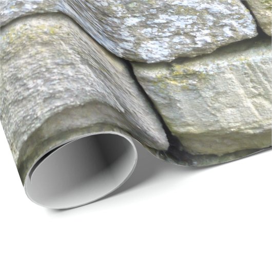 Papier Cadeau Papier d'emballage cadeau en pierre sèche (Coin rond)