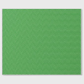 Papier Cadeau Papier d'emballage Chevron Line - Blanc sur vert (Plat)
