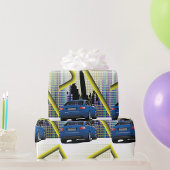 Papier Cadeau Papier d'emballage City Scene