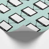 Papier Cadeau Papier d'emballage classique de téléviseur (Coin)