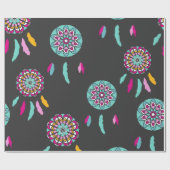 Papier Cadeau papier d'emballage coloré pour attrape de dragage (Plat)