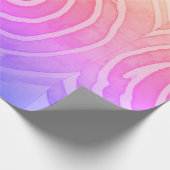 Papier Cadeau Papier d'emballage concentré de coucher de soleil (Coin)