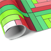 Papier Cadeau Papier d'emballage conçu par édredon de cabine de (Coin rond)