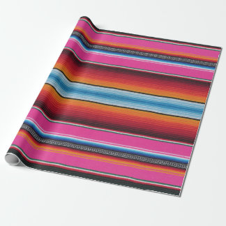 Papier Cadeau papier d'emballage, copie mexicaine de serape,