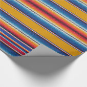 Papier Cadeau papier d'emballage, copie mexicaine de serape, (Coin)