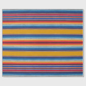 Papier Cadeau papier d'emballage, copie mexicaine de serape, (Plat)