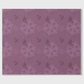 Papier Cadeau Papier d'emballage couleur violet de Noël (Plat)
