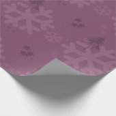 Papier Cadeau Papier d'emballage couleur violet de Noël (Coin)