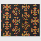 Papier Cadeau Papier d'emballage croisé celtique (Plat)