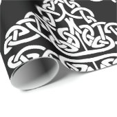 Papier Cadeau papier d'emballage croisé celtique (Coin rond)