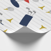 Papier Cadeau Papier d'emballage Cute Golf (Coin)