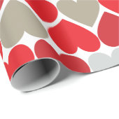 Papier Cadeau Papier d'emballage d'amour (Coin rond)