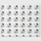 Papier Cadeau Papier d'emballage d'amour de Pitbull (Plat)