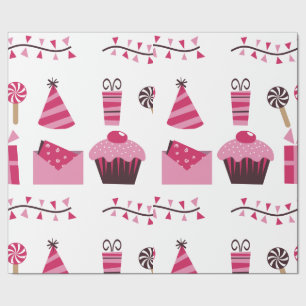 Papier Cadeau Papier d'emballage d'anniversaire
