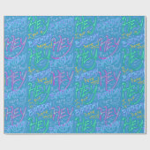 Papier Cadeau Papier d'emballage d'anniversaire inoublié (Plat)