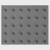 Papier Cadeau papier d'emballage d'araignée sombre (Plat)