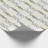 Papier Cadeau Papier d'emballage d'art de fleurs vintages (Coin)