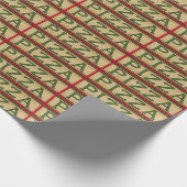 Papier Cadeau Papier d'emballage d'art de mot à pizza à thème (Coin)