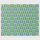 Papier Cadeau Papier d'emballage d'art Pop Head Moose (Plat)
