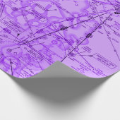 Papier Cadeau Papier d'emballage d'aviation (Coin)