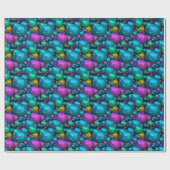 Papier Cadeau papier d'emballage de 3D CCS2 (Plat)