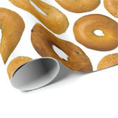 Papier Cadeau Papier d'emballage de bagel (Coin rond)