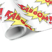 Papier Cadeau Papier d'emballage de bande dessinée (Coin rond)