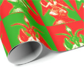 Papier Cadeau Papier d'emballage de Baphomet (Coin rond)