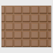 Papier Cadeau Papier d'emballage de barre de chocolat (Plat)