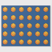 Papier Cadeau Papier d'emballage de basket-ball (Plat)