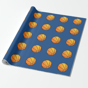 Papier Cadeau Papier d'emballage de basket-ball