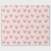 Papier Cadeau Papier d'emballage de bouledogue français (Plat)