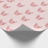 Papier Cadeau Papier d'emballage de bouledogue français (Coin)