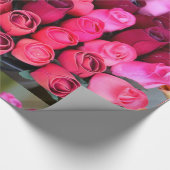 Papier Cadeau papier d'emballage de bouquet de rose (Coin)