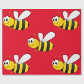 Papier Cadeau Papier d'emballage de bourdon (Plat)