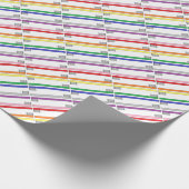 Papier Cadeau Papier d'emballage de brosses à dents (Coin)