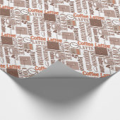 Papier Cadeau Papier d'emballage de café favori (Coin)