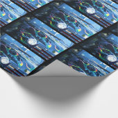 Papier Cadeau Papier d'emballage de camion classique (Coin)