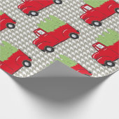 Papier Cadeau Papier d'emballage de camion de Noël (Coin)